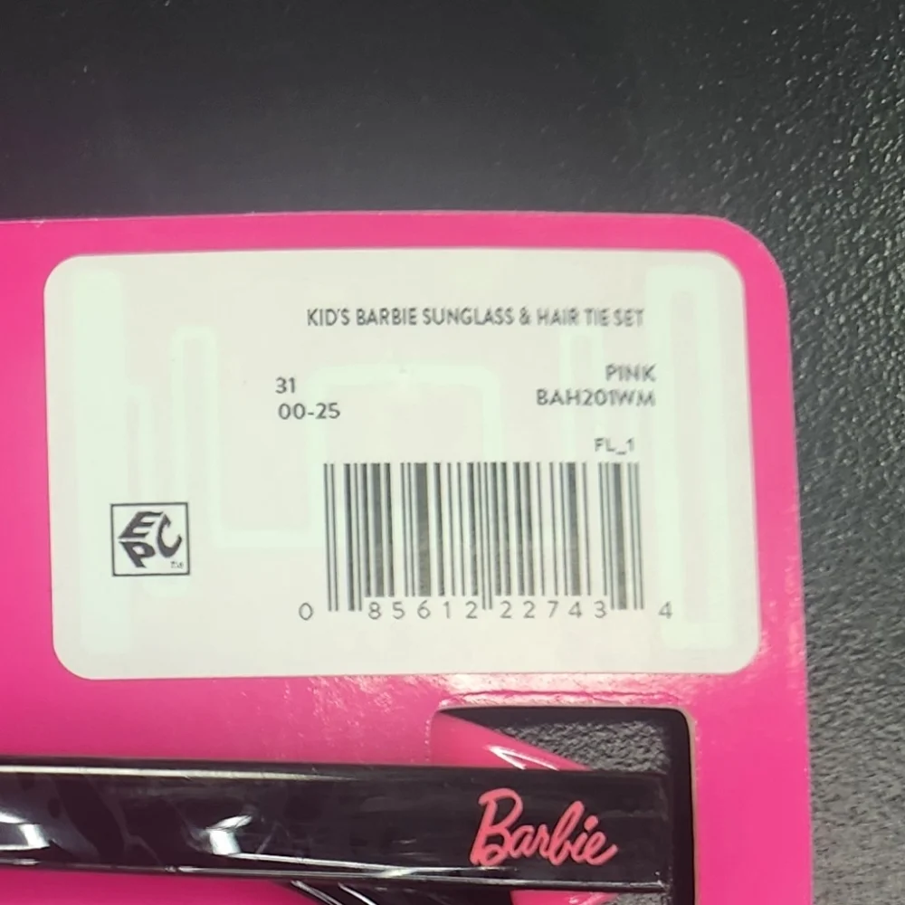 Barbie Stylish Pink Sunglasses & Scrunchies Set
